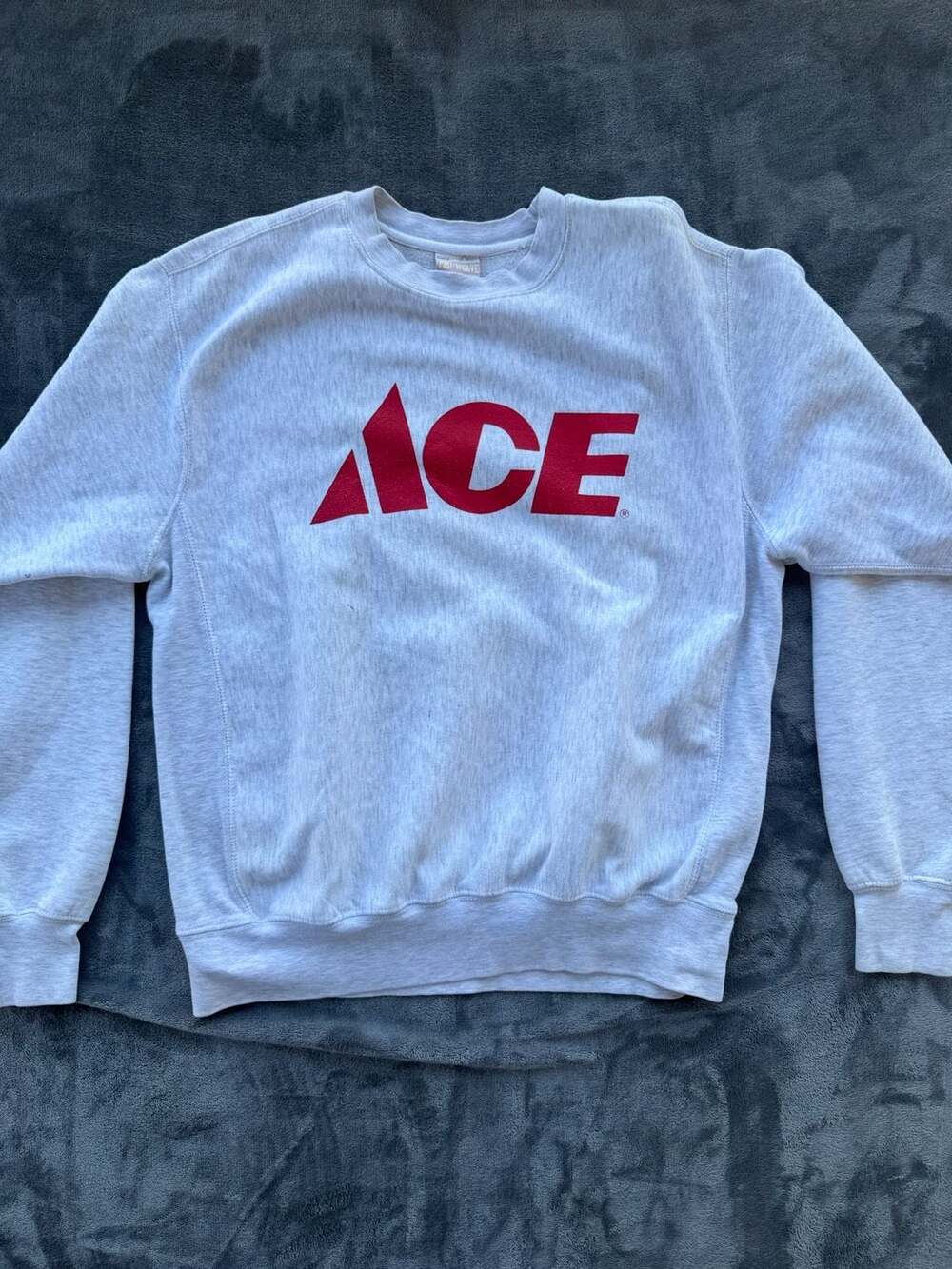 Vintage Pro-Weave Ace Hardware Grey Crewneck Sweatshirt
